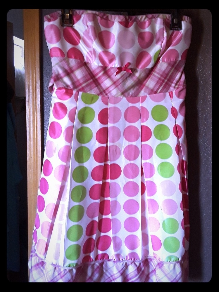 Pretty in polka dot party dress